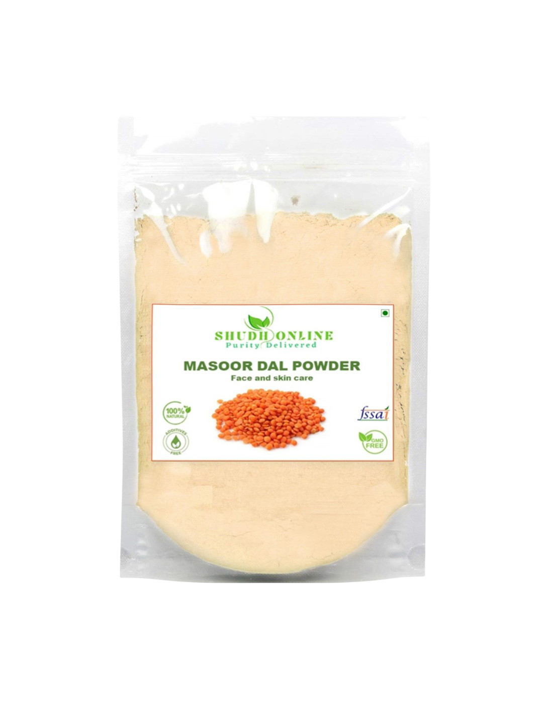 Shudh Online Masoor Dal Powder Pack For Face & Skin - 500 g