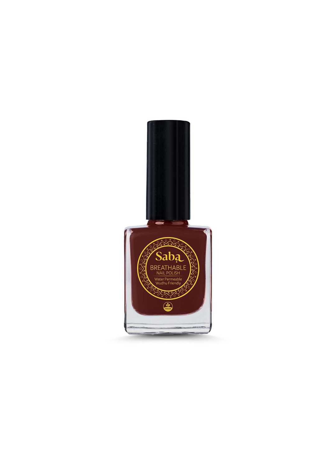 Saba Breathable Nail Polish 12Ml - Mahogany