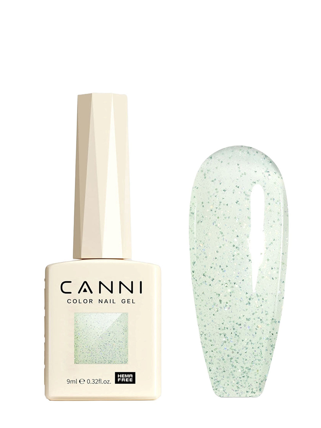 CANNI Hema Free Gel Nail Polish - 9 ml - Fairy Glitter Series - 8053