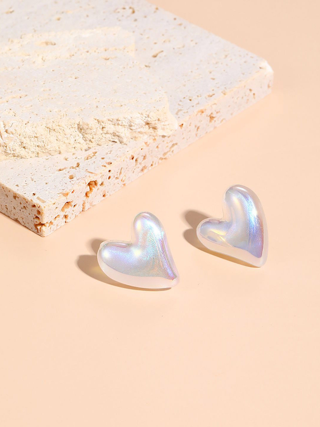 StyleCast x Revolte Heart Shaped Drop Earrings