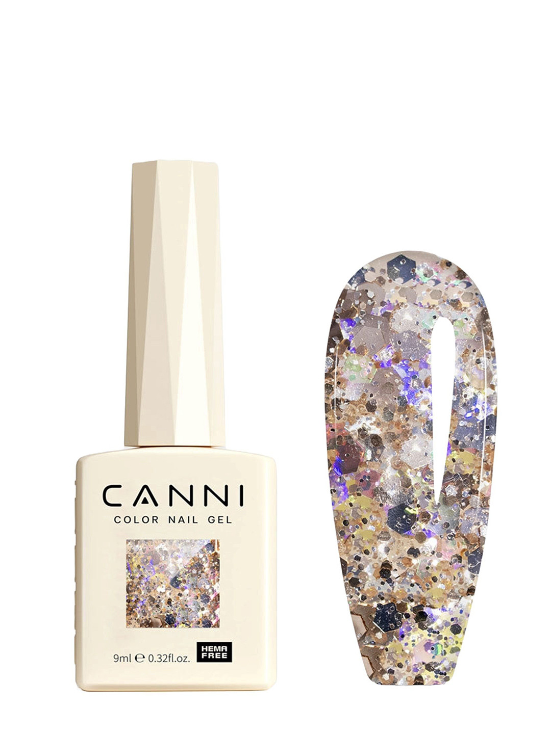CANNI Hema Free Gel Nail Polish - 9 ml - Shade 8095