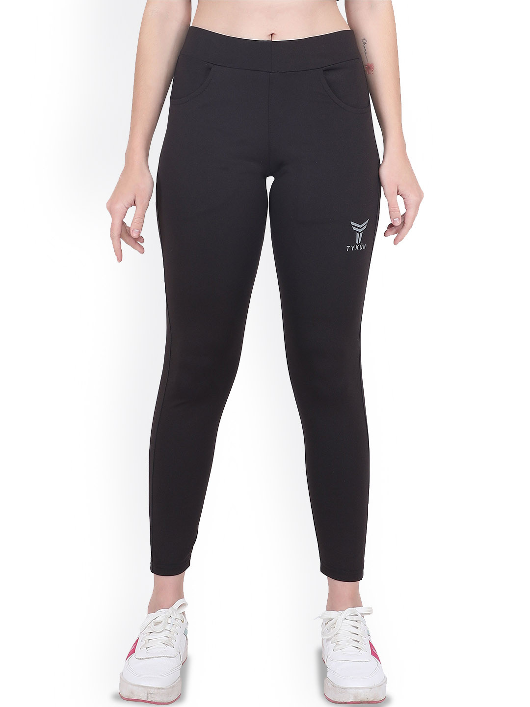 TYKUN Women High-Rise Ankle-Length Tights