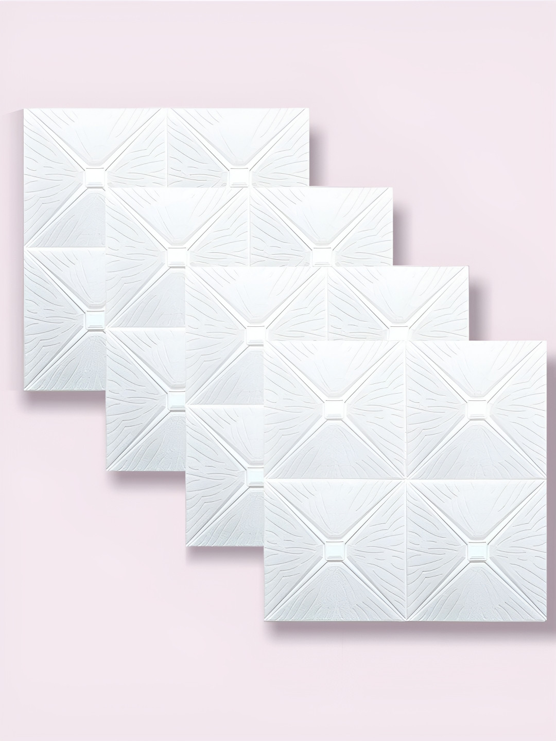 Lukzer White Textured 3D Decals and Stickers
