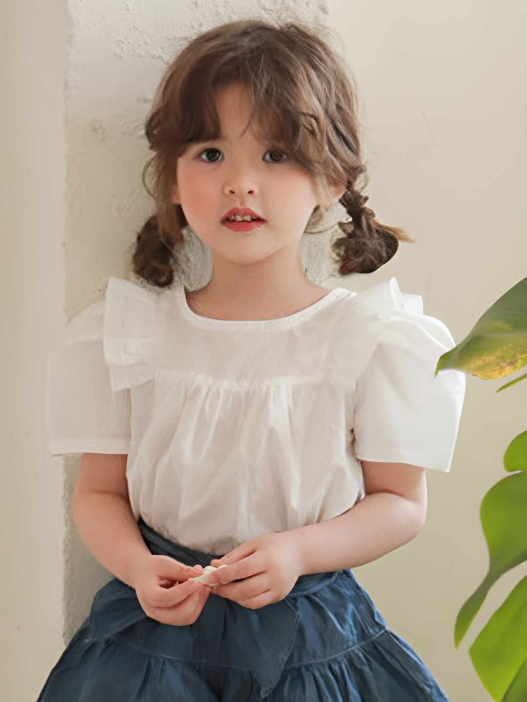 LULU & SKY Girls Tribal Printed Extended Sleeves Pockets T-shirt