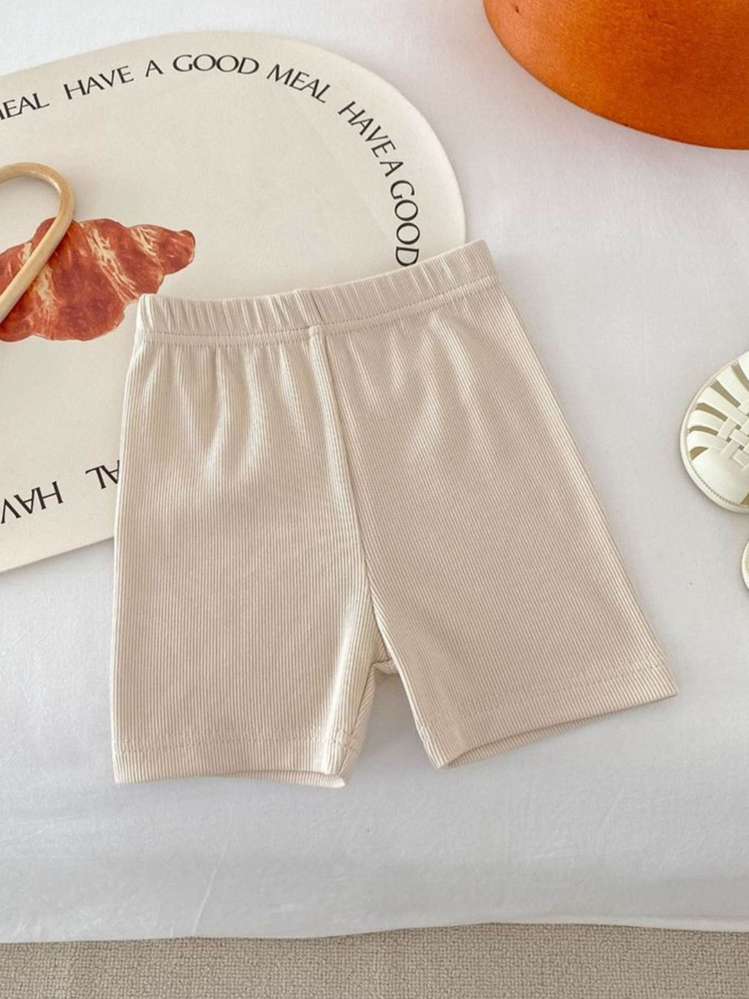 LULU & SKY Girls Slim Fit High-Rise Shorts