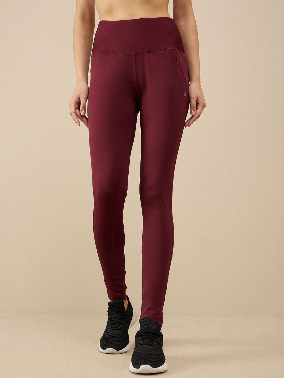July High Waist Ankle Length Stretchable Yoga Tights