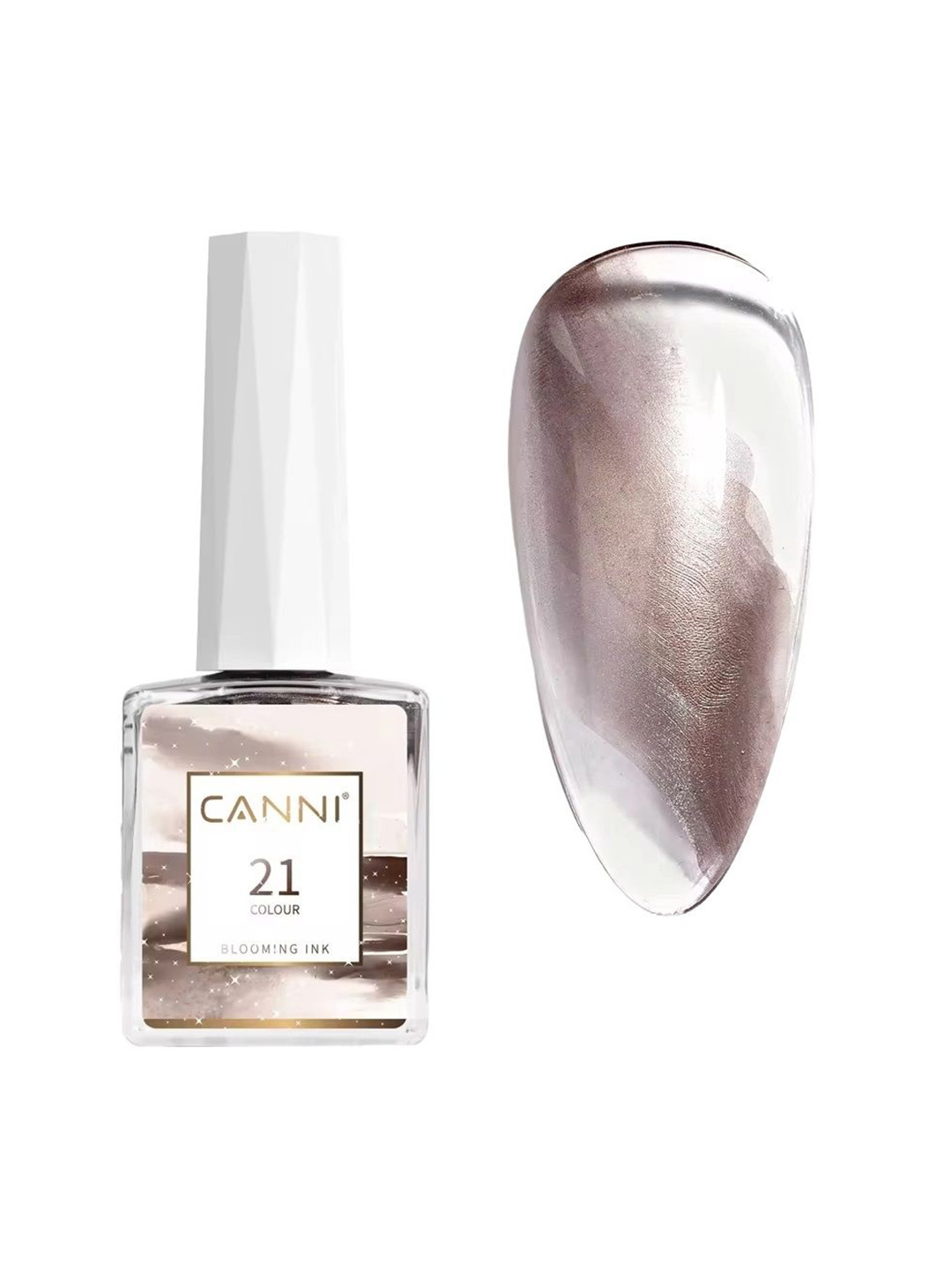 CANNI Blooming Ink 16 Color Marble Gradient Nail Polish 9 ml - Shade 21