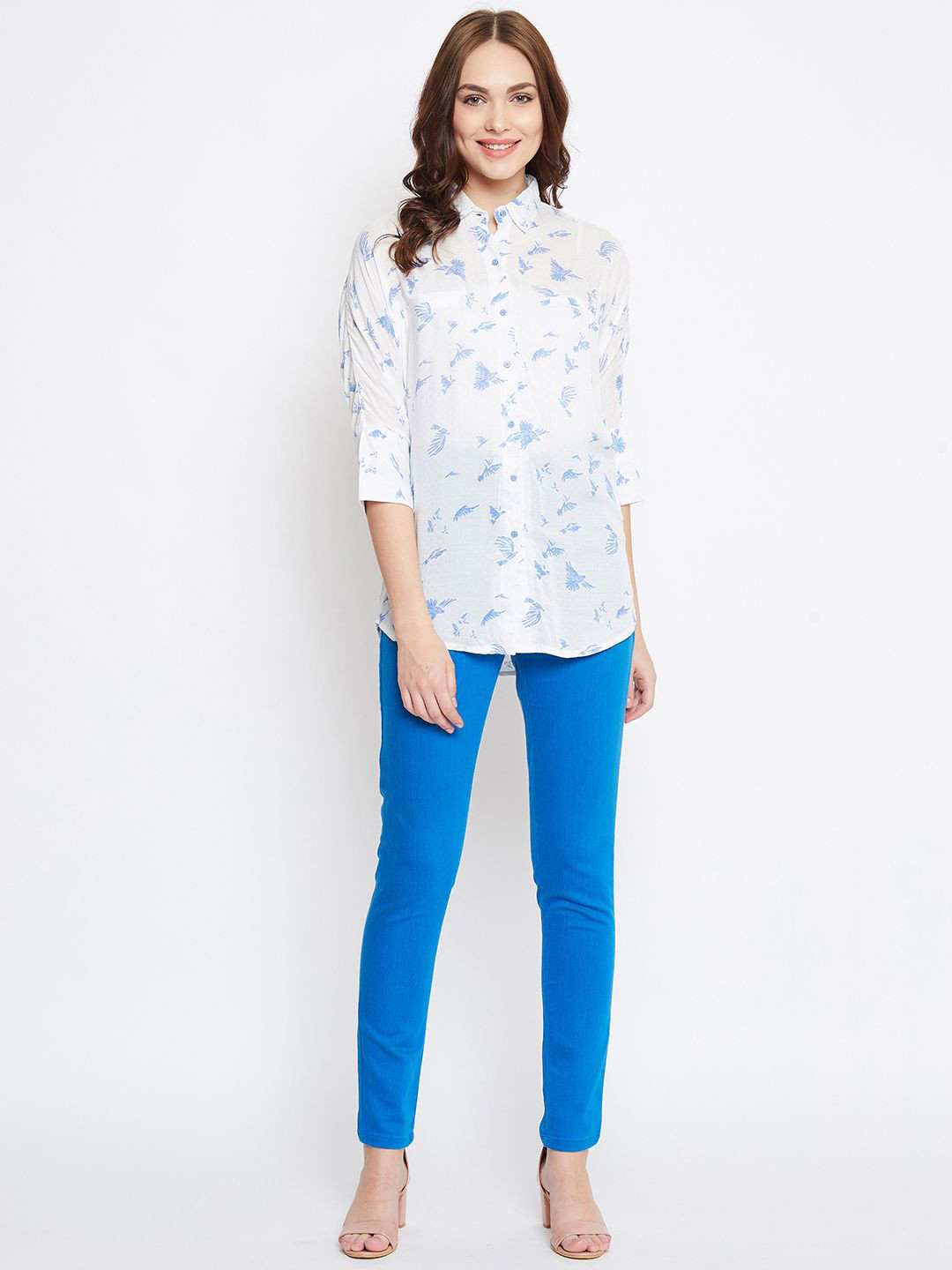 The Kaftan Company Print Shirt Style Top