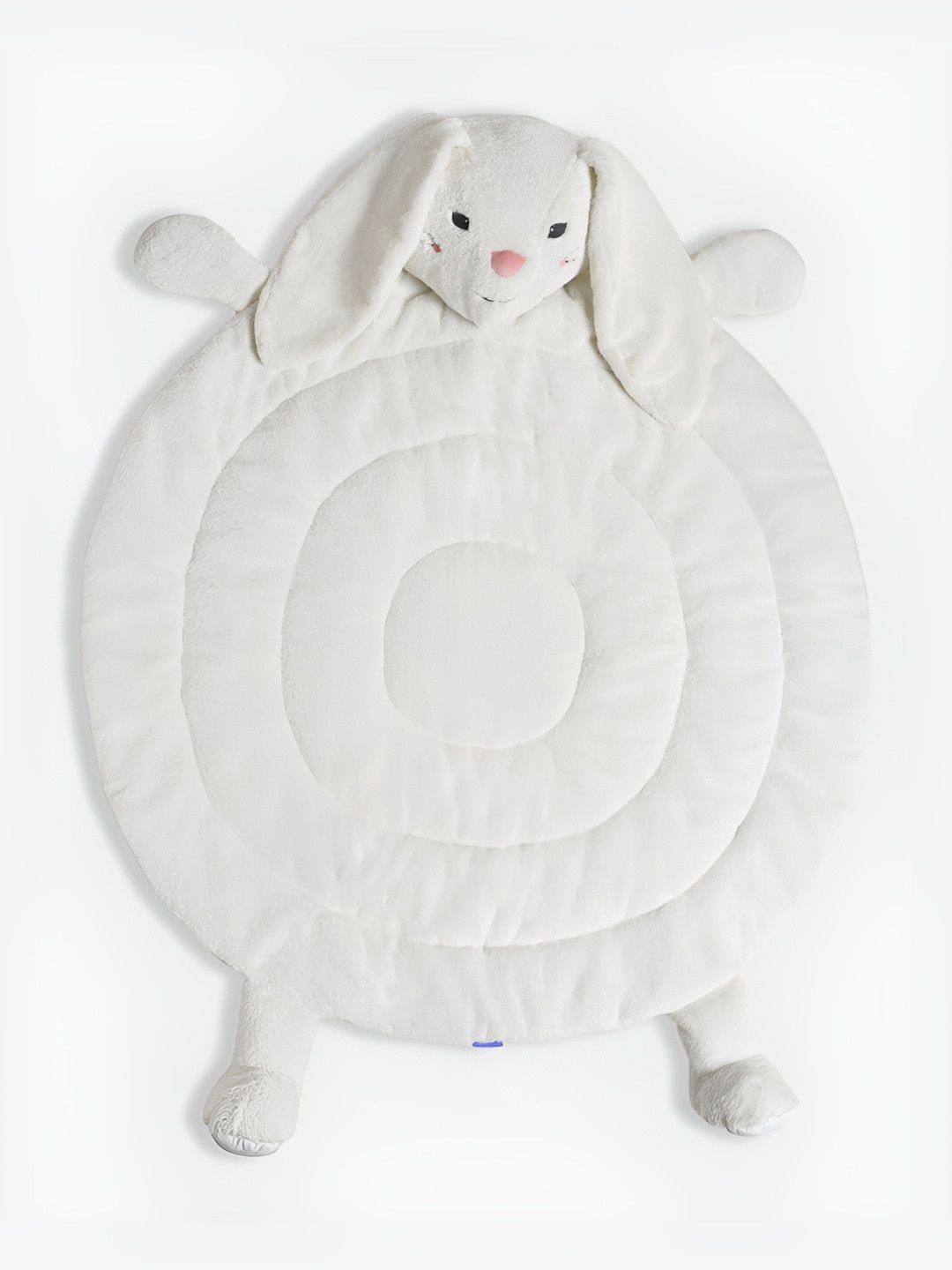 MiArcus Bunny-Shaped Kids Play Mat- Anti-Skid Design with 3D Bunny Face, Hands & Legs