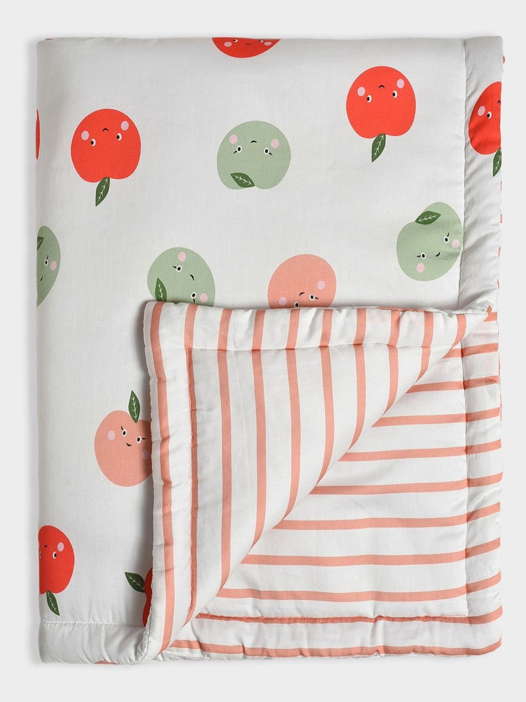 MiArcus Fruits Printed Multicolor Comfortable & Soft Comforter- 200x150 cm