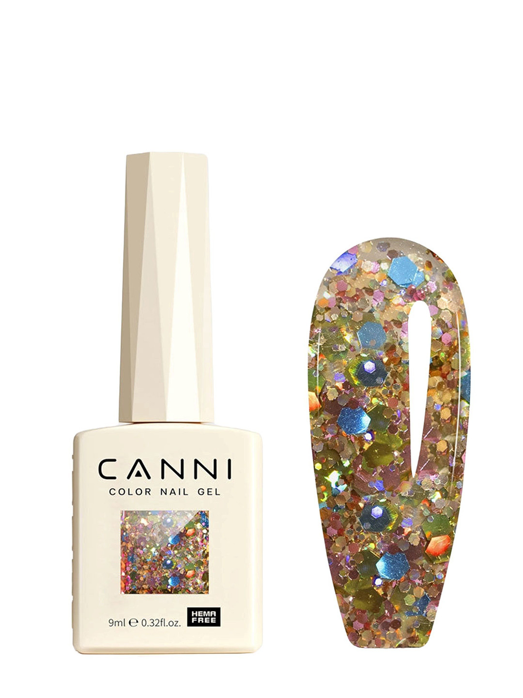 CANNI Hema Free Gel Nail Polish - 9 ml - Shade 8088