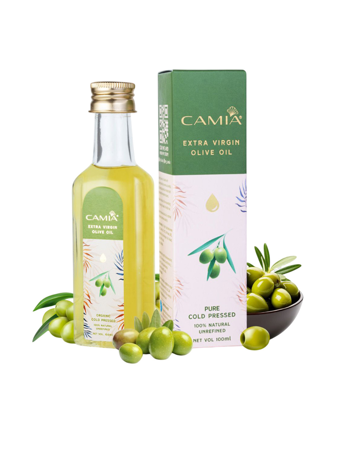 CAMIA Cold Pressed Olive Oil Extra Virgin - 100 ml