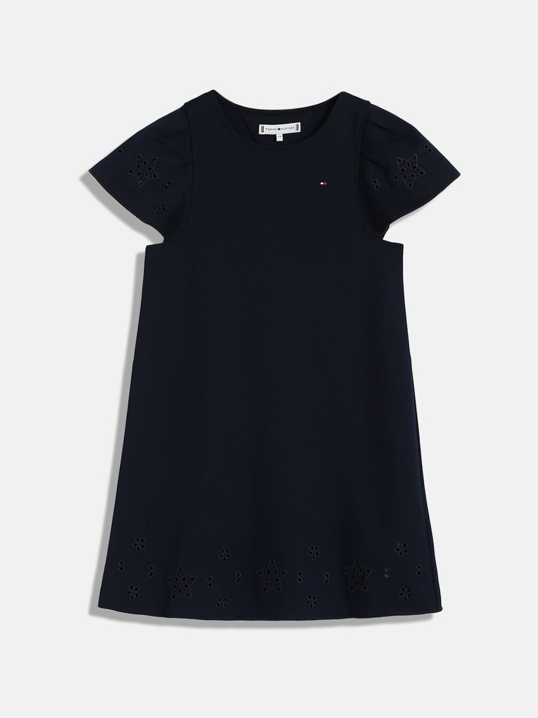 Tommy Hilfiger Embroidered A-Line Dress