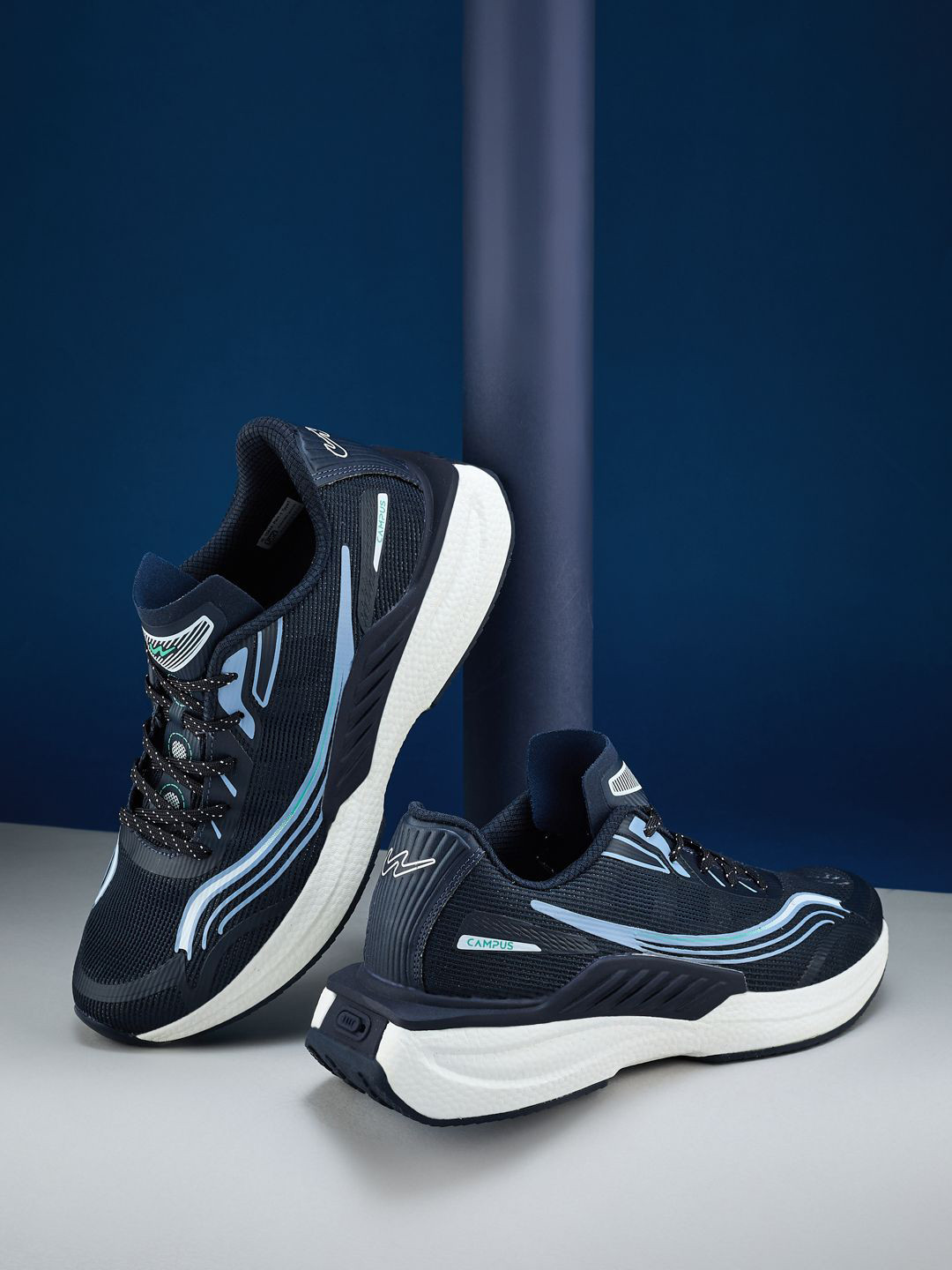 Campus Men CREED Lace-Up Running Non-Marking Shoes