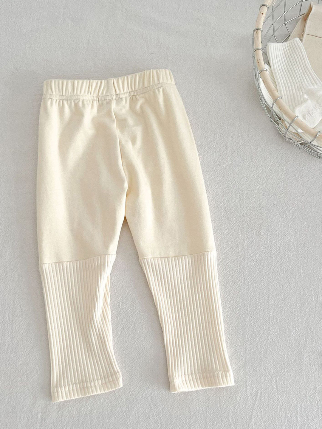 LULU & SKY Girls Ribbed Knit Leggings