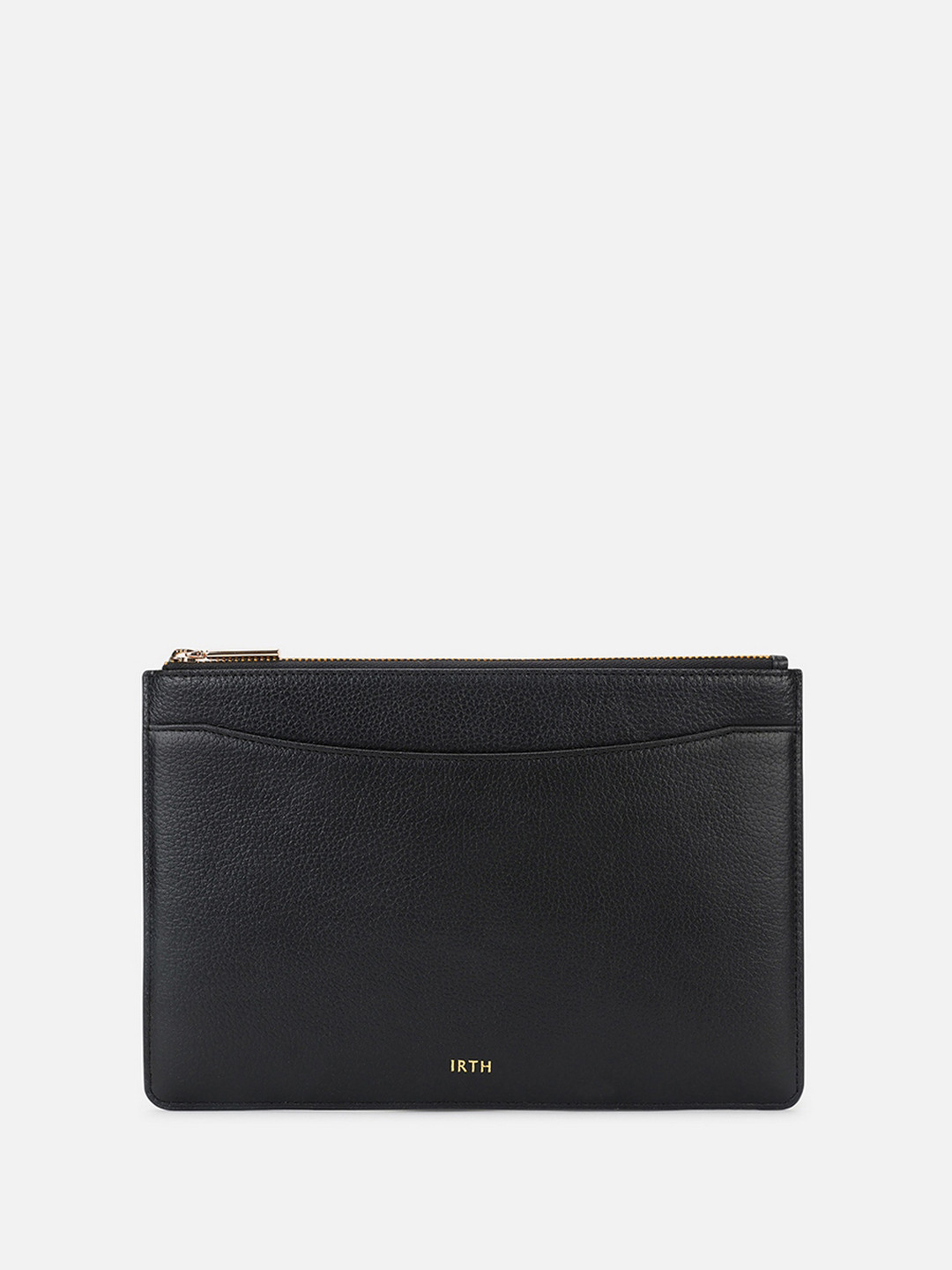 IRTH by House of Titan Women Nook Leather Compact Pouch Travel Accessory