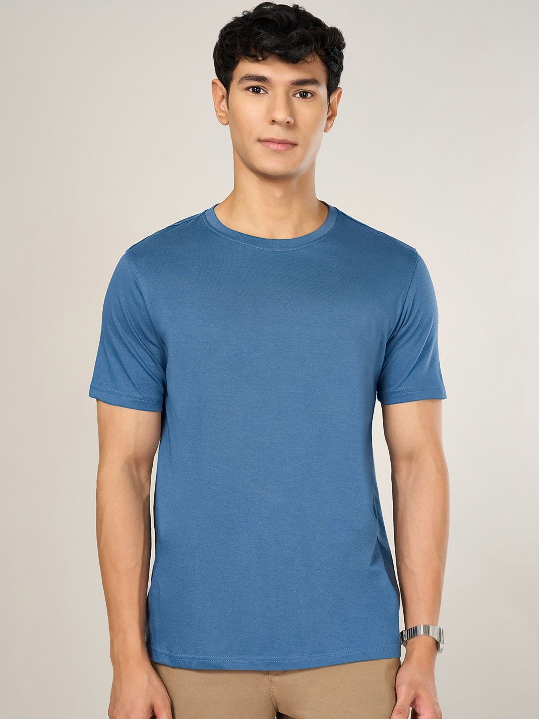 BYFORD by Pantaloons Men Pockets Slim Fit T-shirt