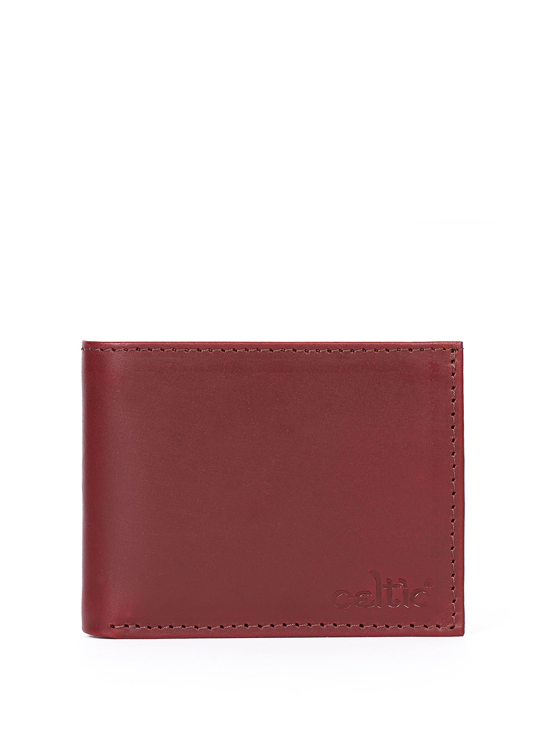 Celtic Men Burgundy Leather TwoFold Wallet