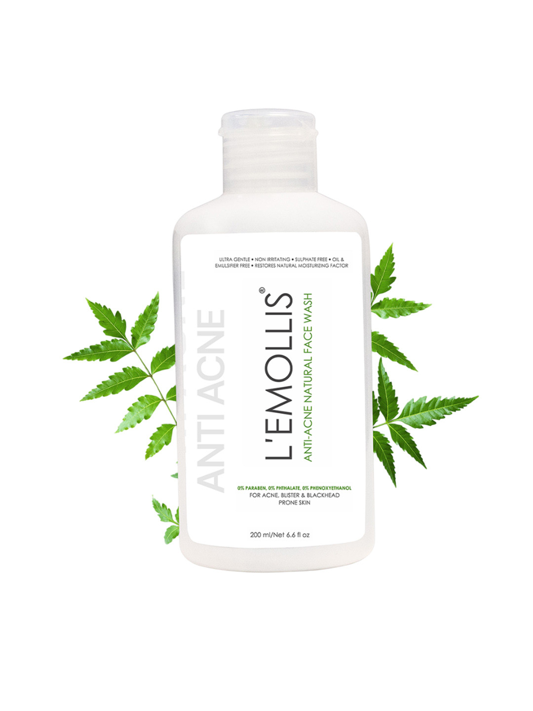 Apple Therapeutics Lemollis Anti Acne Natural Clarifying Neem Face Wash - 200 ml