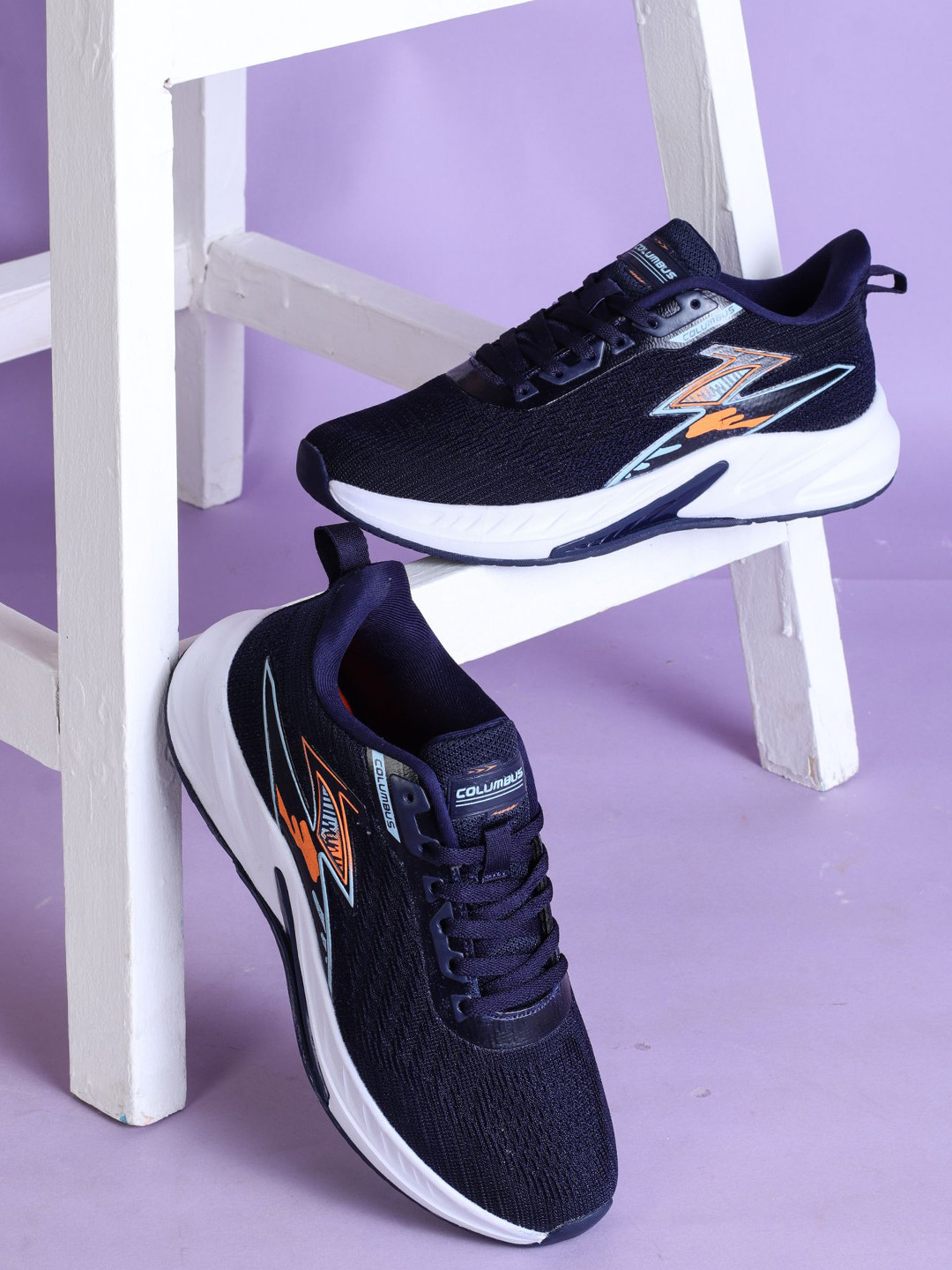 Columbus Men RECON Mesh Memory Foam Running Non-Marking Sports Shoes