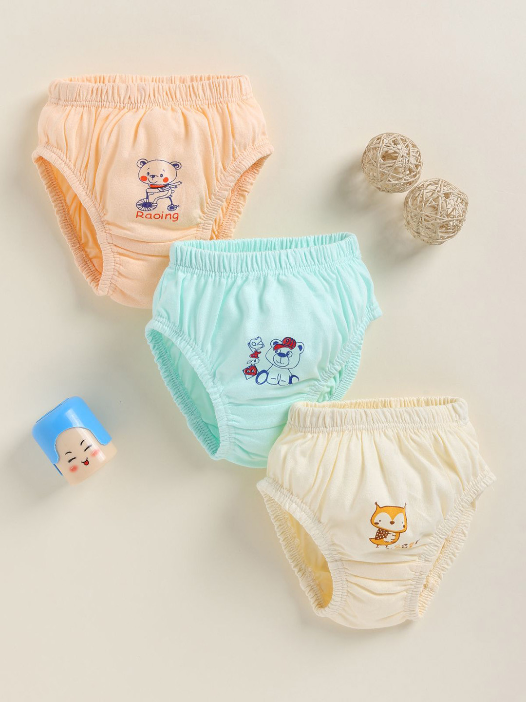 Redden Kids Assorted Pack of 2 Cotton Briefs