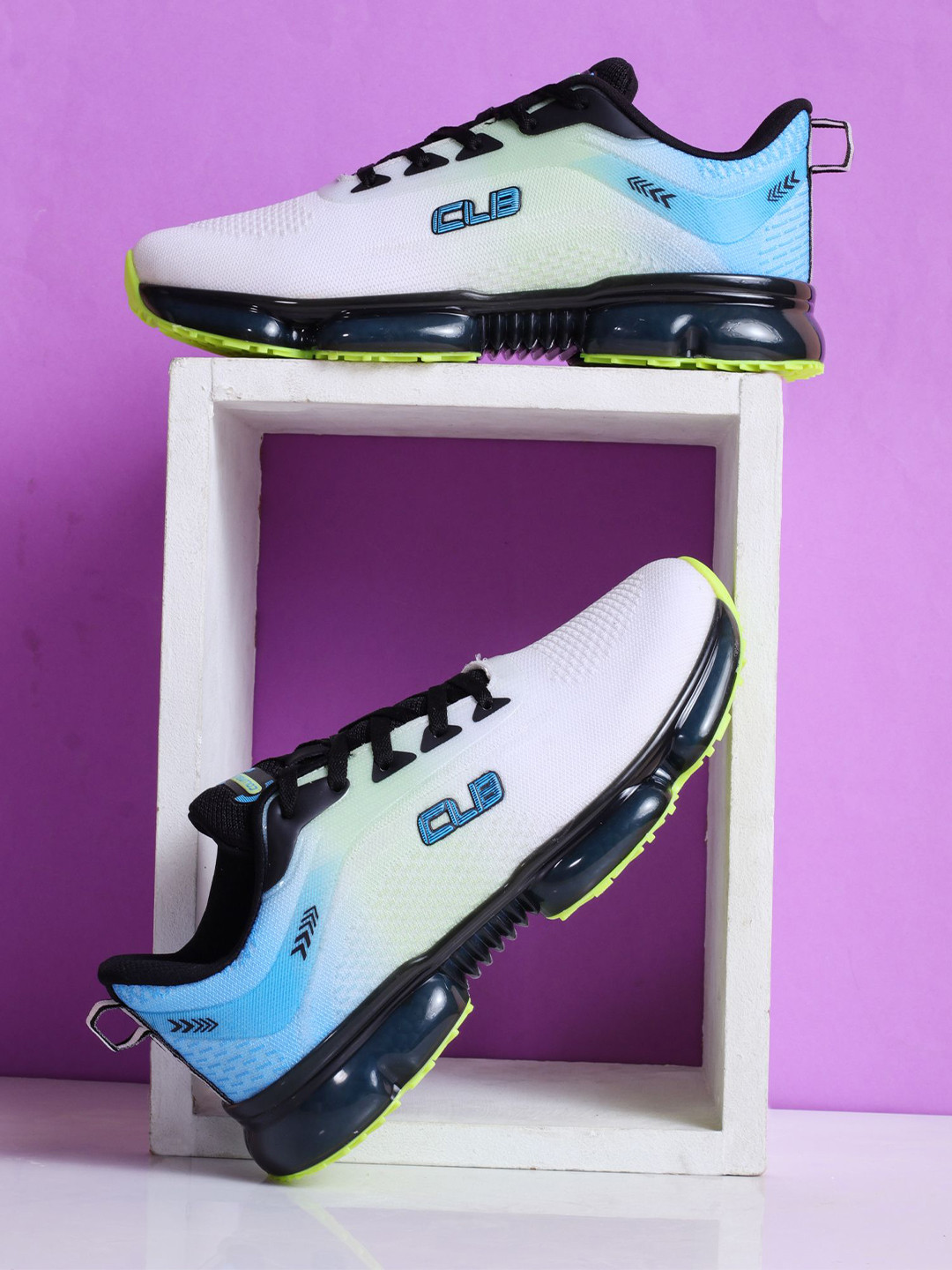 Columbus Men Lace-Up Running Non-Marking Shoes