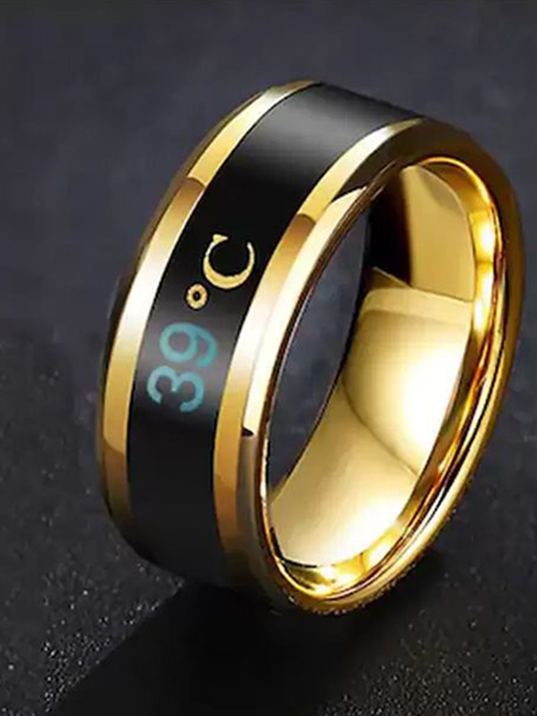 Lila Men Smart Body Temperature Finger Ring