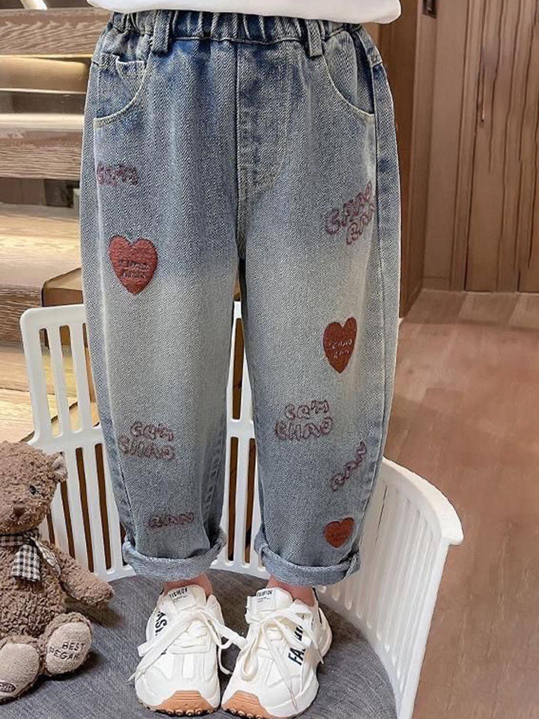 FOREVER FRIDAY Boys Heavy Fade Regular Fit Jeans