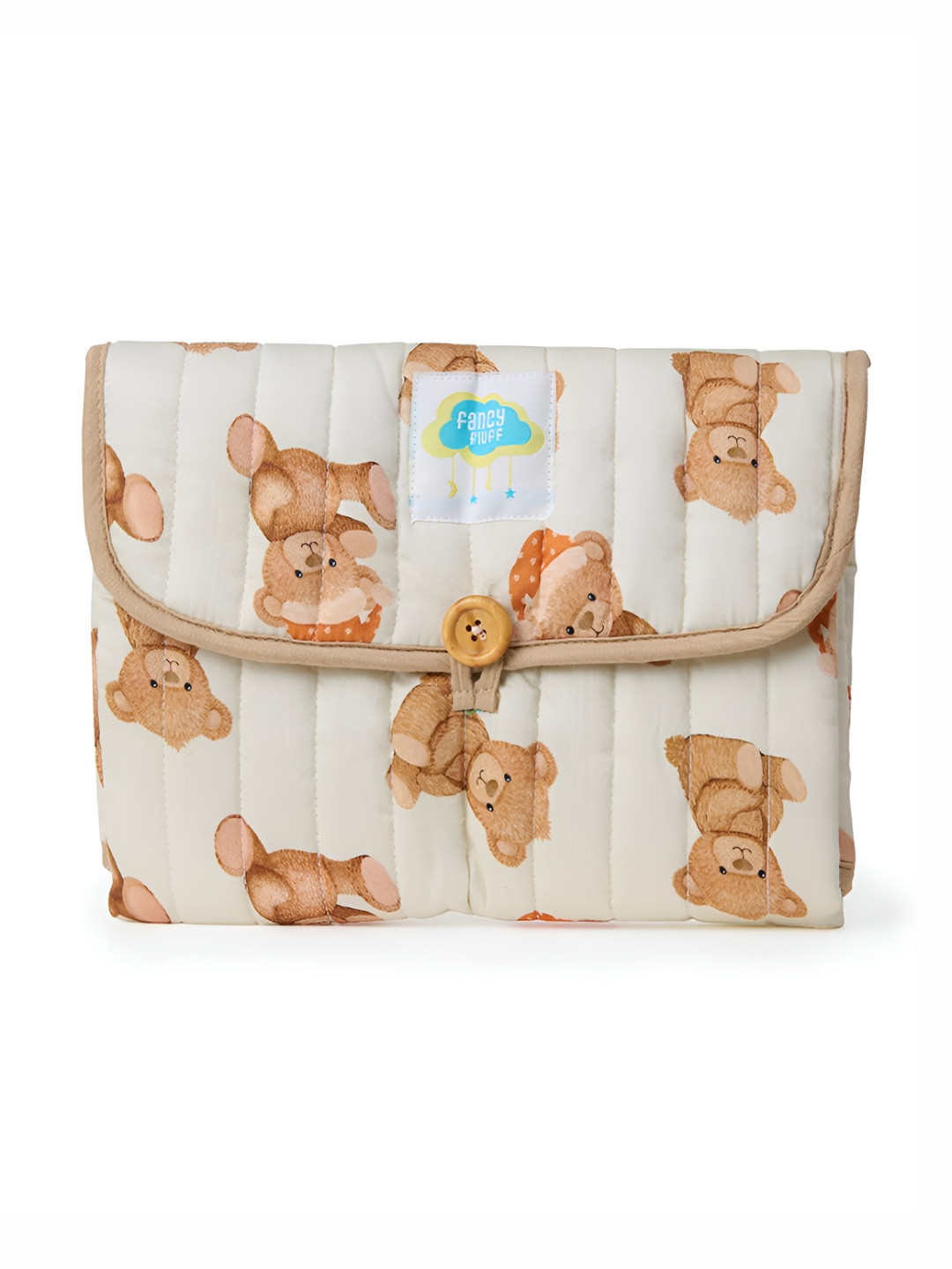 Fancy Fluff Brown Cotton Water Resistant Mattress Protector