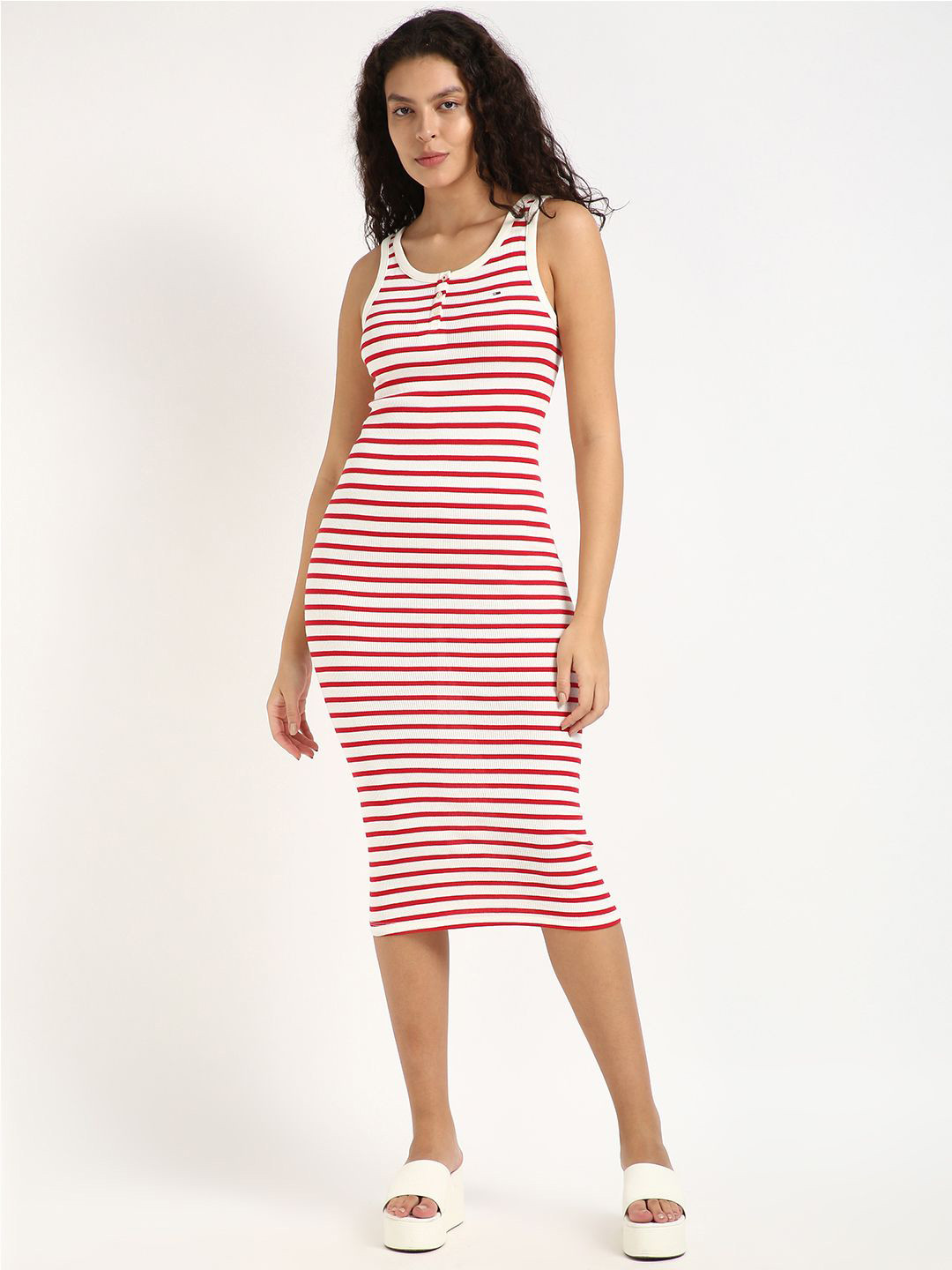 Tommy Hilfiger Striped Bodycon Dress