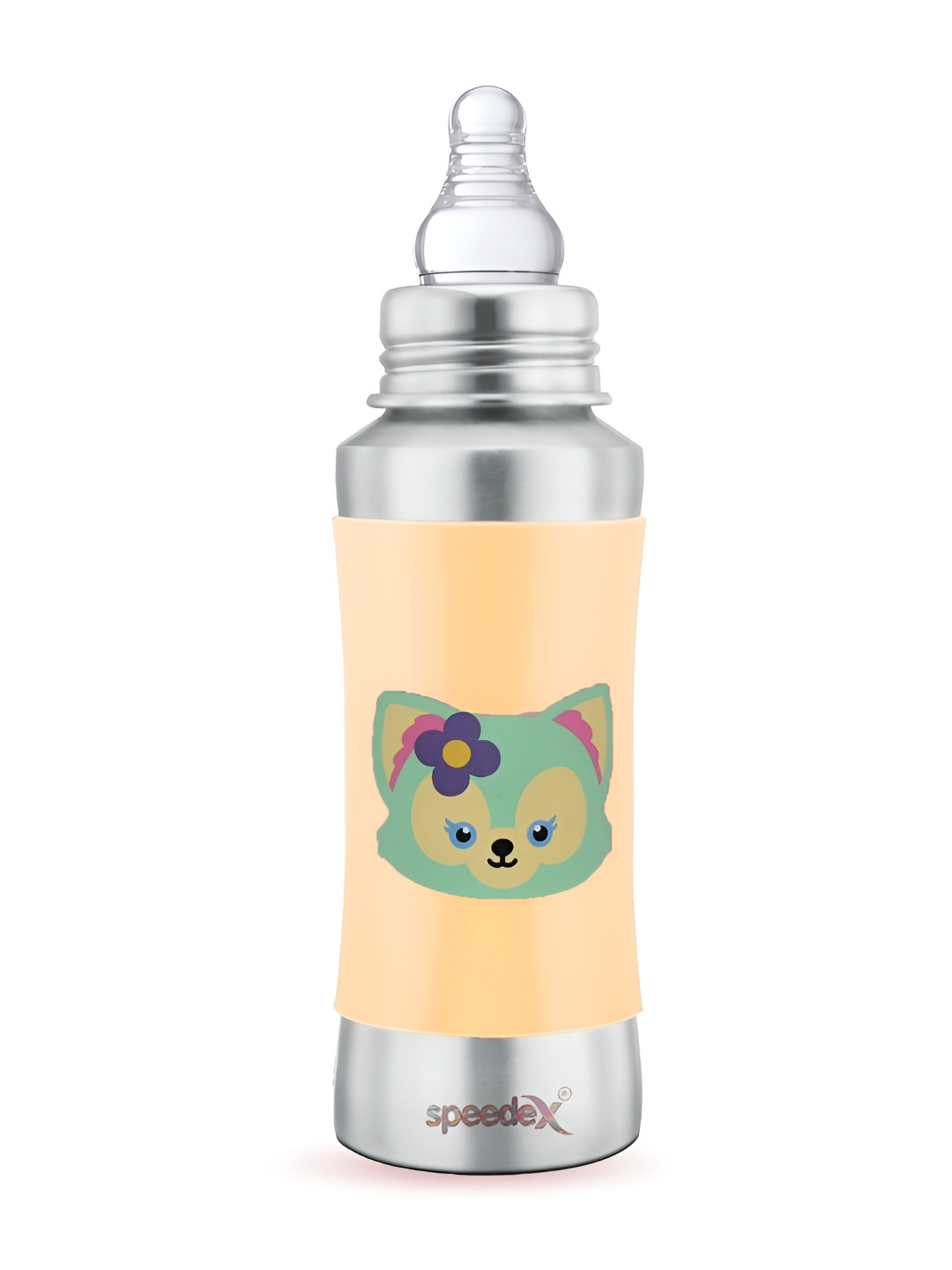 Speedex Yellow Conversational Stainless Steel Light-weight Water Bottle - 140ml