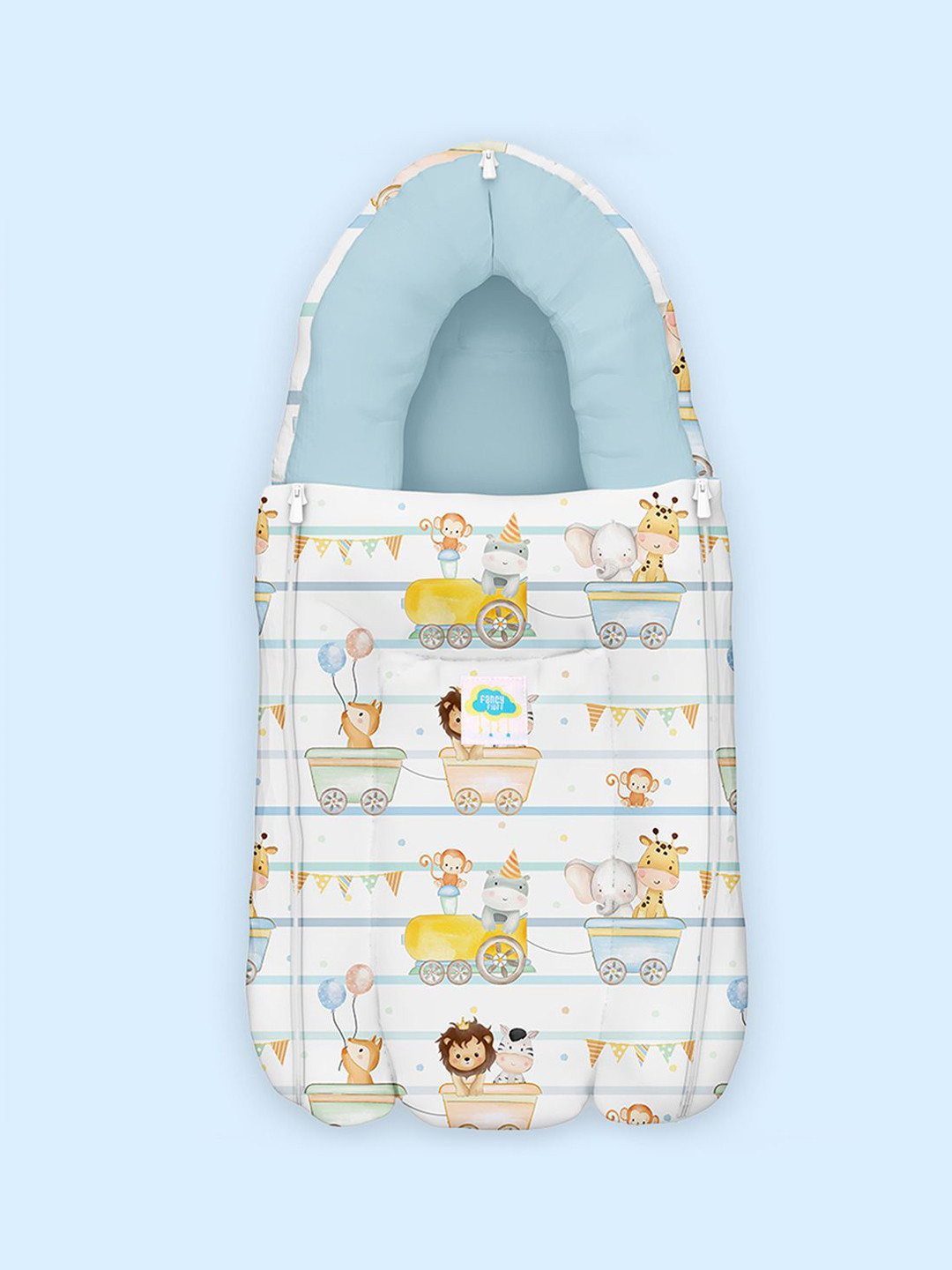 Fancy Fluff Infants 3 In 1 Printed Quilted Baby Sleeping Bag
