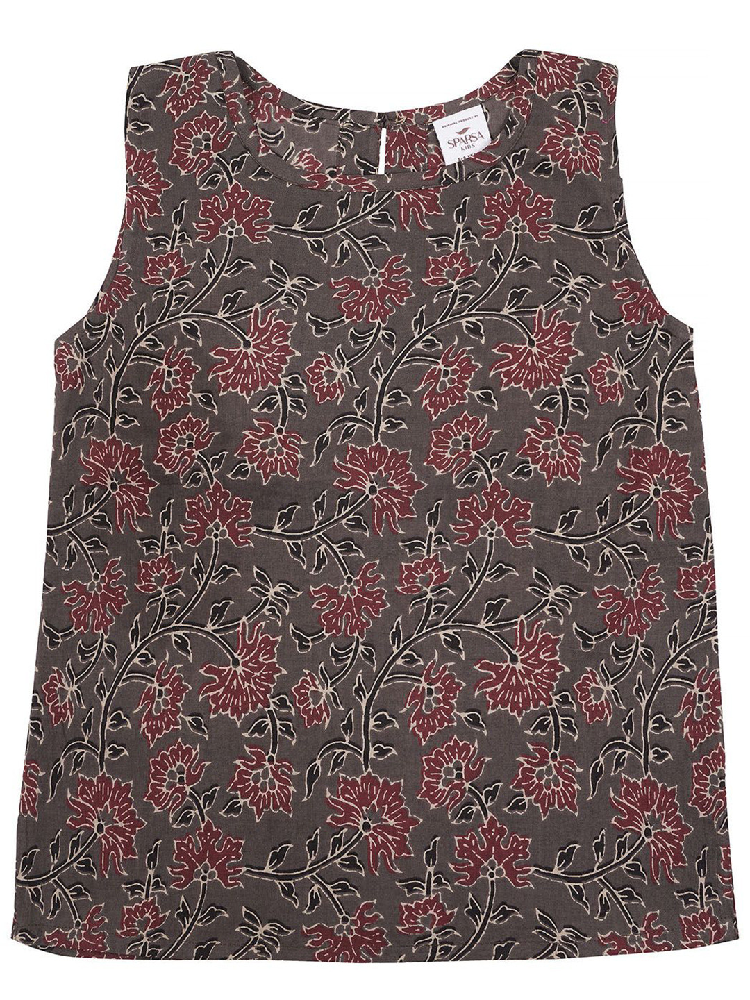 SPARSA Animal Print Cotton Top