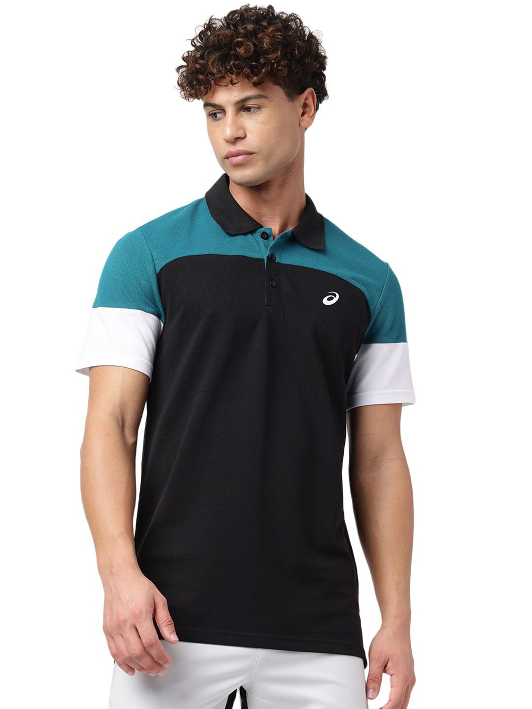 ASICS Colourblocked Cotton T-Shirt