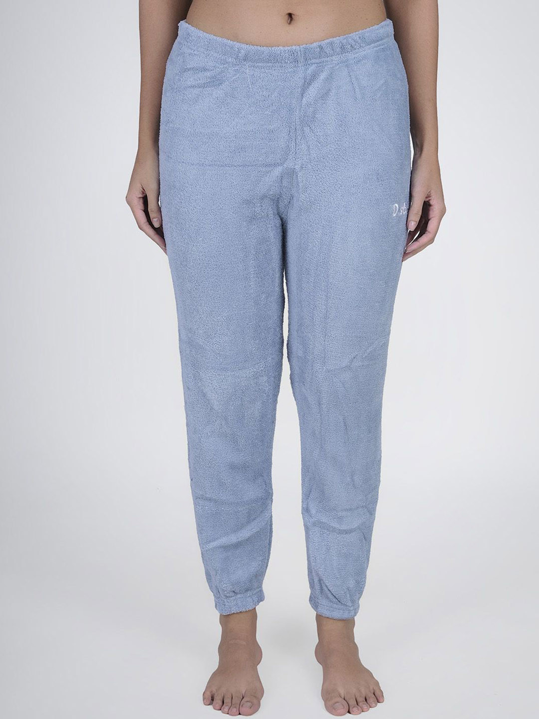 Aartej Women Grey Fleece Jogger Pants