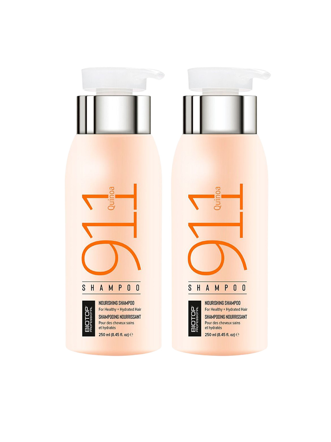 BIOTOP PROFESSIONAL 2Pcs 911 Quinoa Nourishing Shampoo - 250ml Each