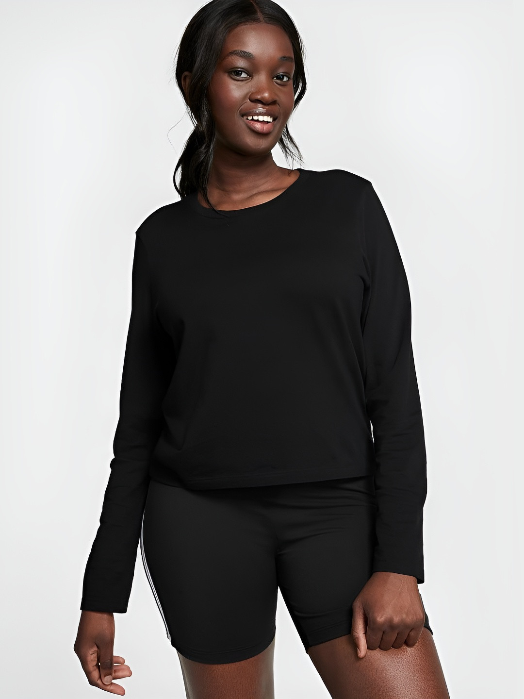 Victoria's Secret PINK Cotton Long-Sleeve T-Shirt