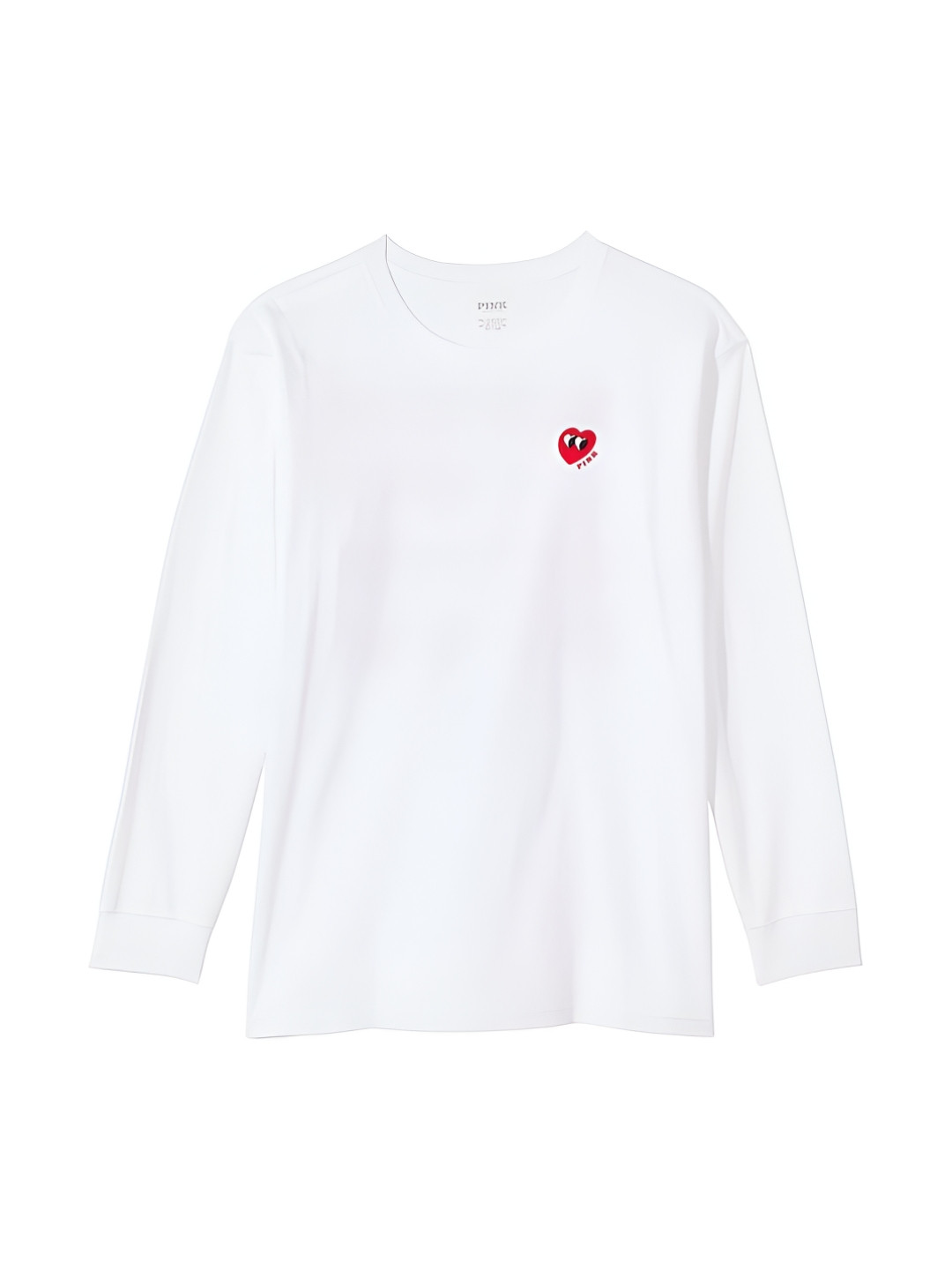 Victoria's Secret PINK Oversized Long-Sleeve Campus Tee