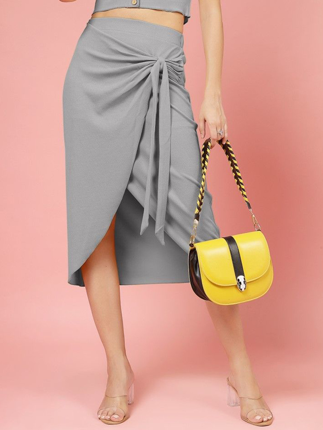Oomph! Wrapped Midi Skirt