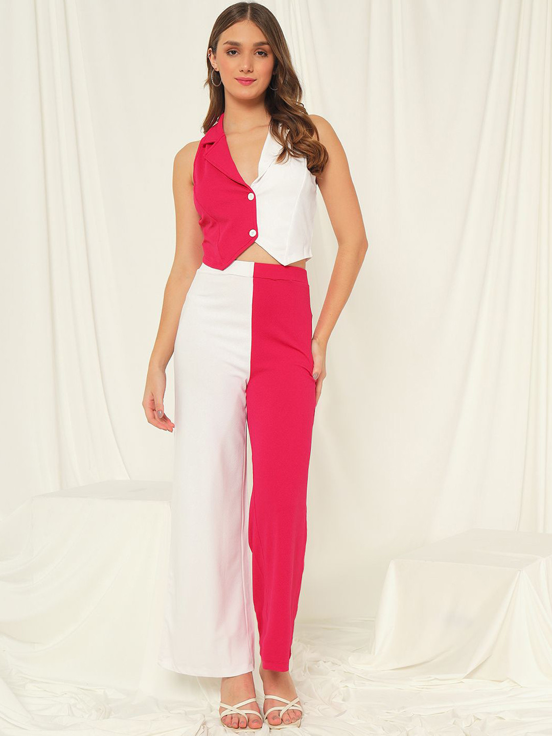 BAESD Colorblocked Waistcoat & Trouser Co-Ords