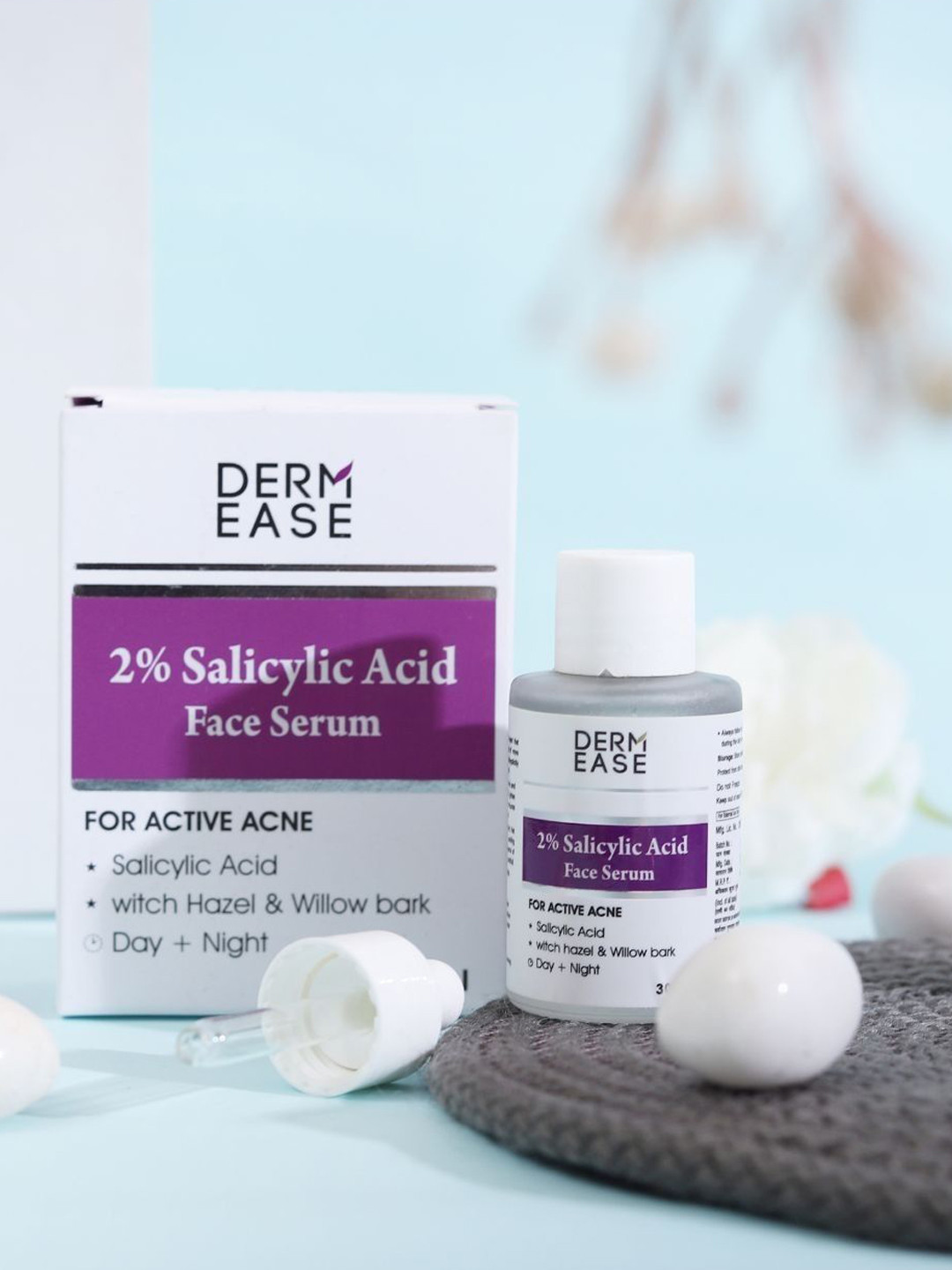 DERMEASE 2% Salicylic Acid Face Serum With Hazel & Willow Bark - 30 ml