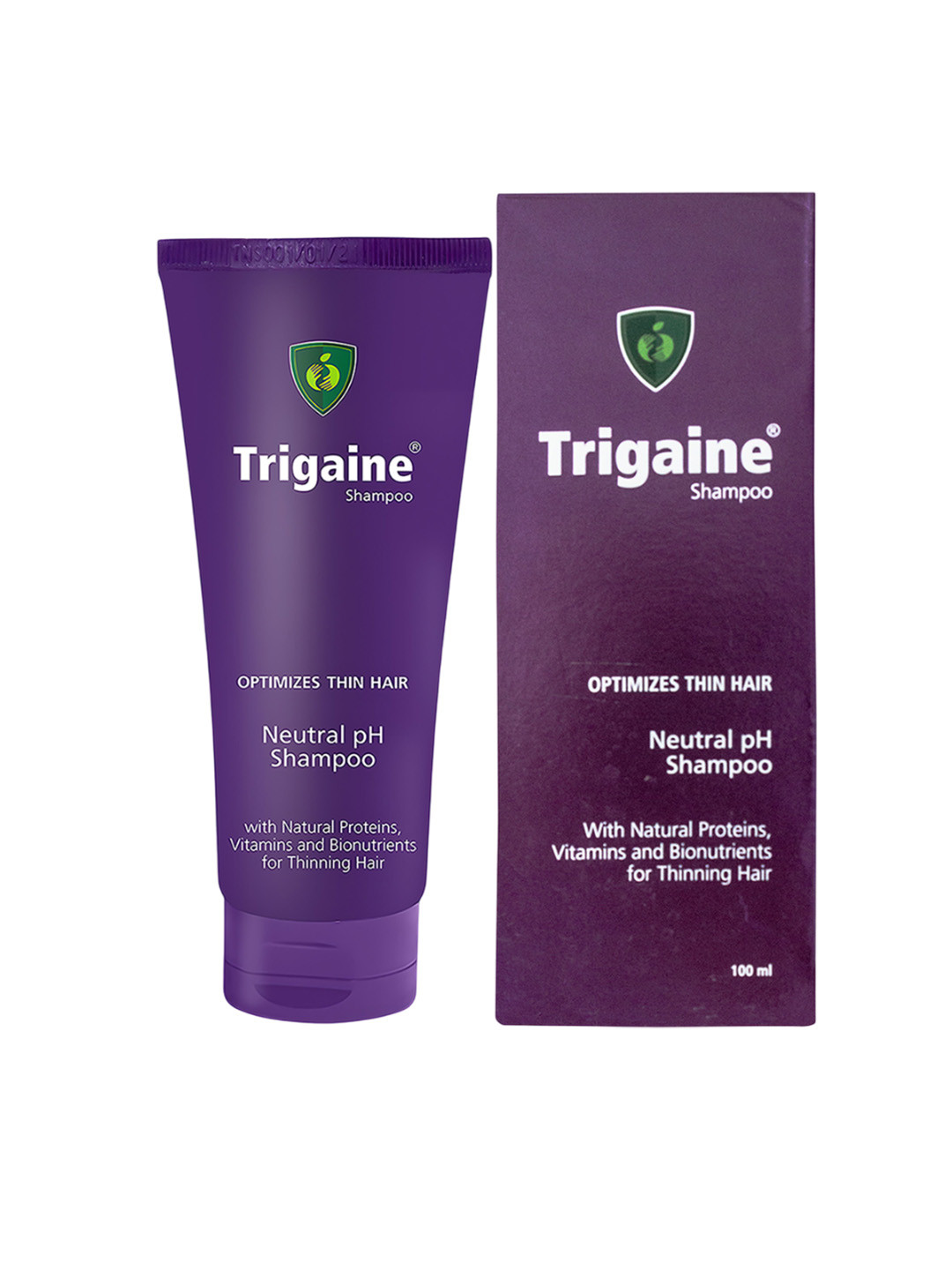 Apple Therapeutics Trigaine pH Balanced Protein Based Hair Shampoo With Shea Butter- 100ml