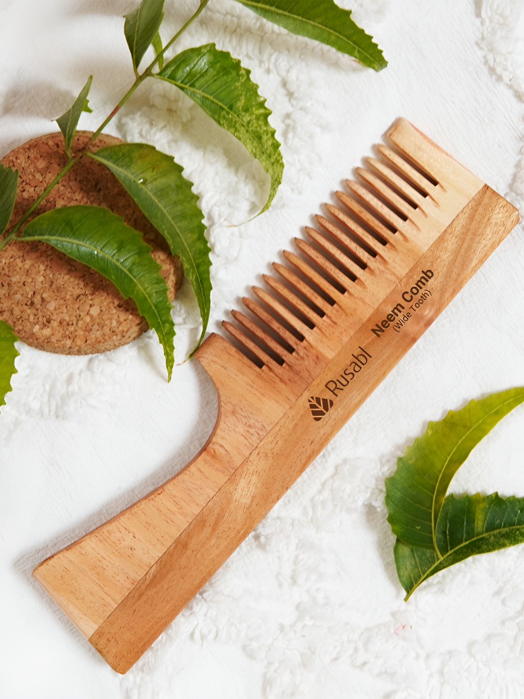 Rusabl Neem Wood Regular Comb