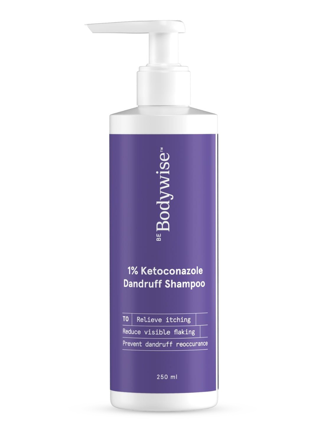 Be Bodywise 1% Ketokonazole Dandruff Shampoo - 250ml