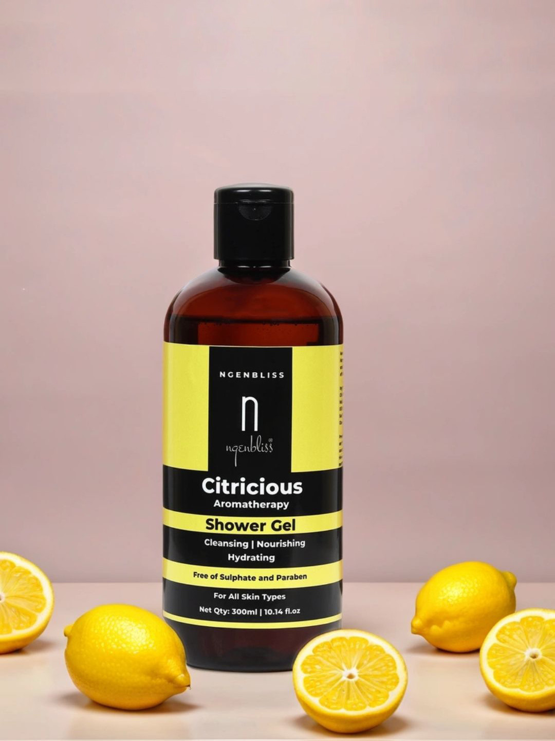 NGENBLISS Citricious Aromatherapy Shower Gel & Body Wash-  300 ml