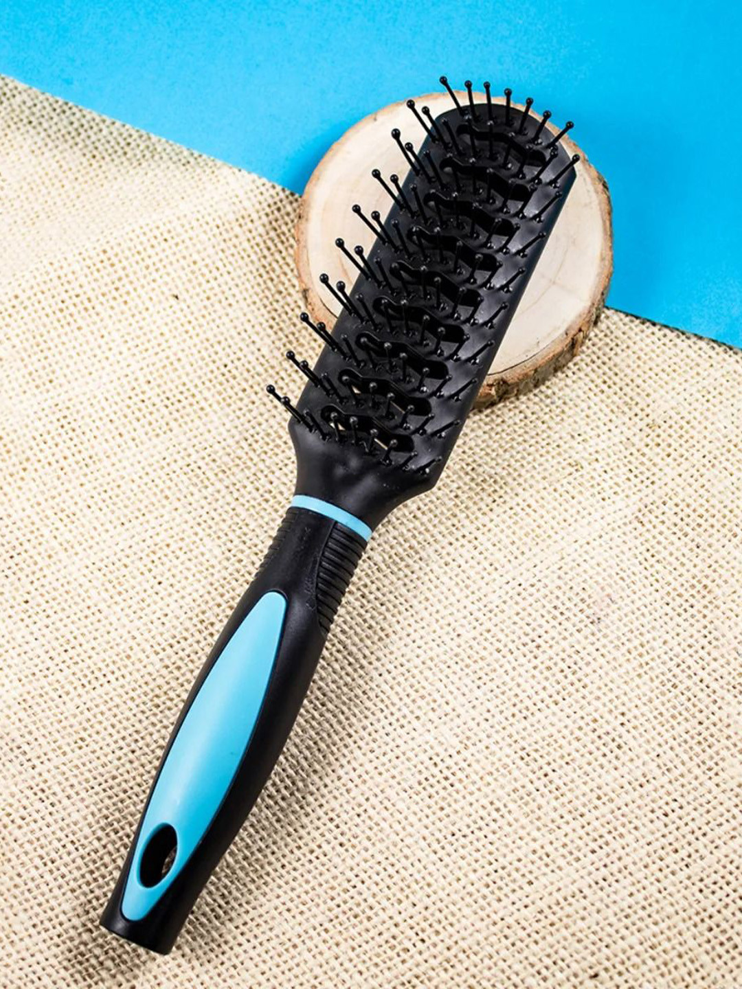 Jewelz Flat Hair Brush For Detangling & Smoothening- 23.5 cm