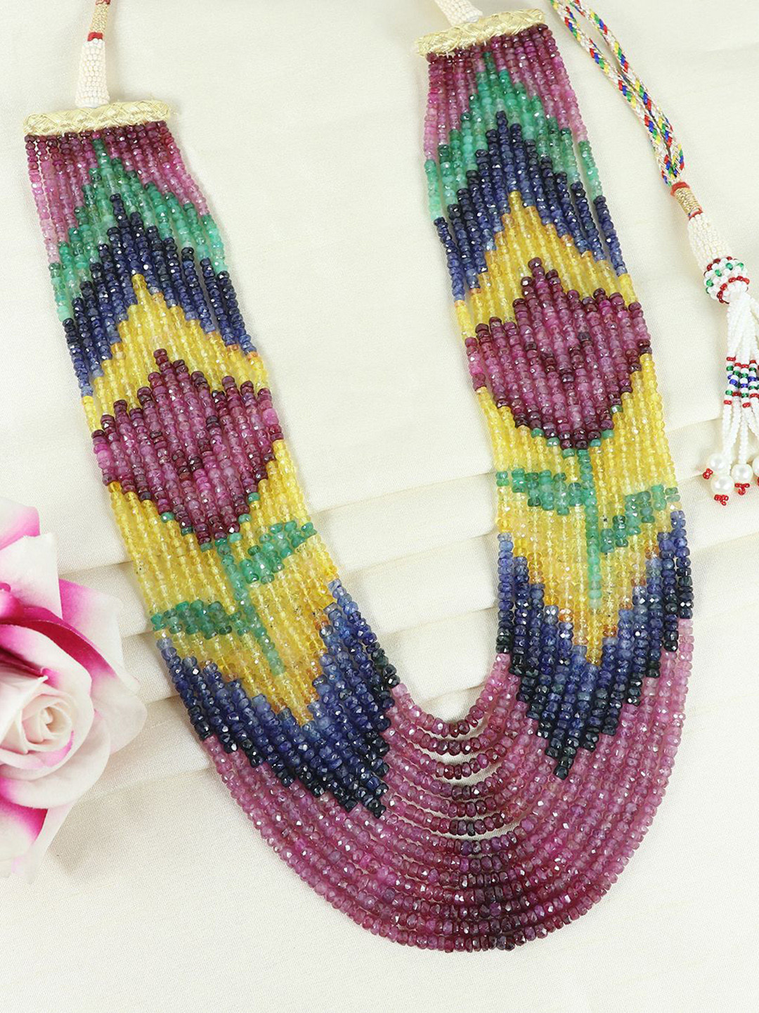 Raj Gems Silver Handcrafted Necklace