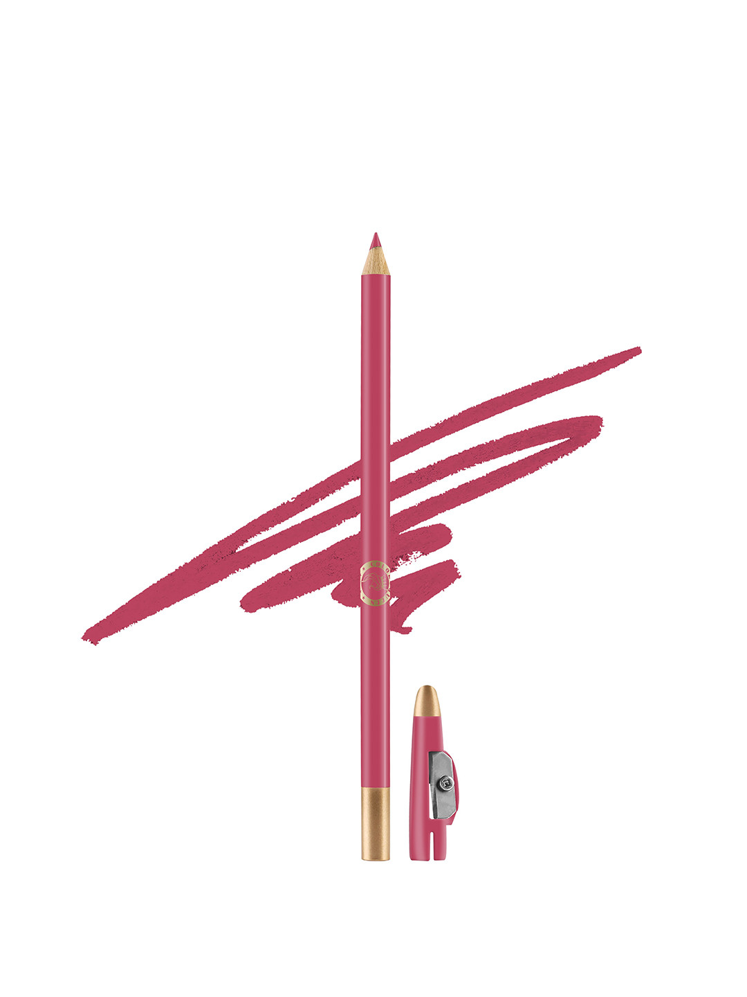 Colors Queen Professional Eye Liner and Lip Liner Pencil With Vitamin A & E - Deep Pink 24