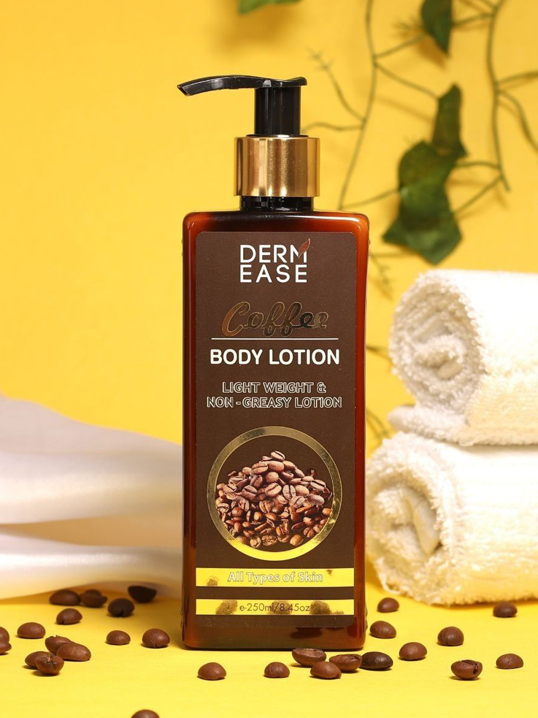 DERMEASE Coffee Light Weight Body Lotion - 250 ml