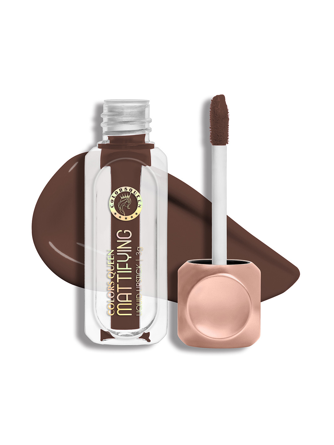 Colors Queen Mattifying Long Lasting & Transfer-Proof Liquid Lipstick 3ml - Cocoa 04